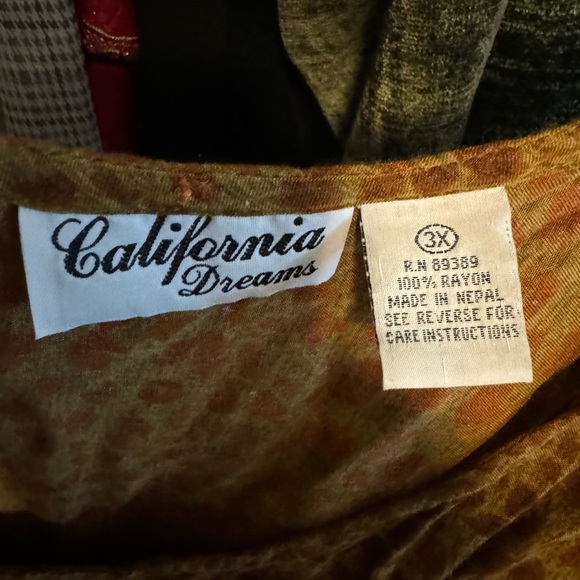 Vintage plus size animal print maxi - Picture 3 of 7